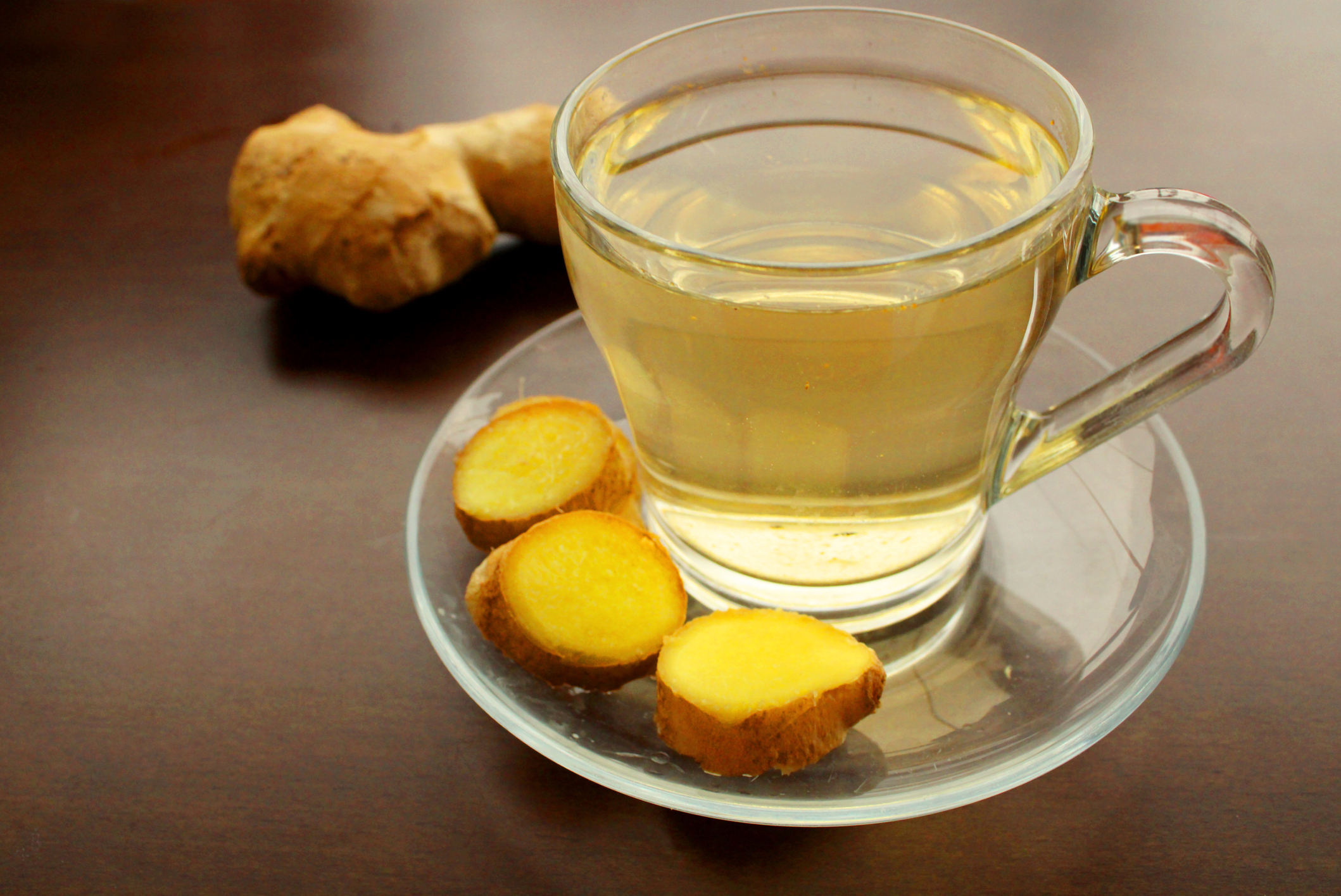 Fresh ginger tea