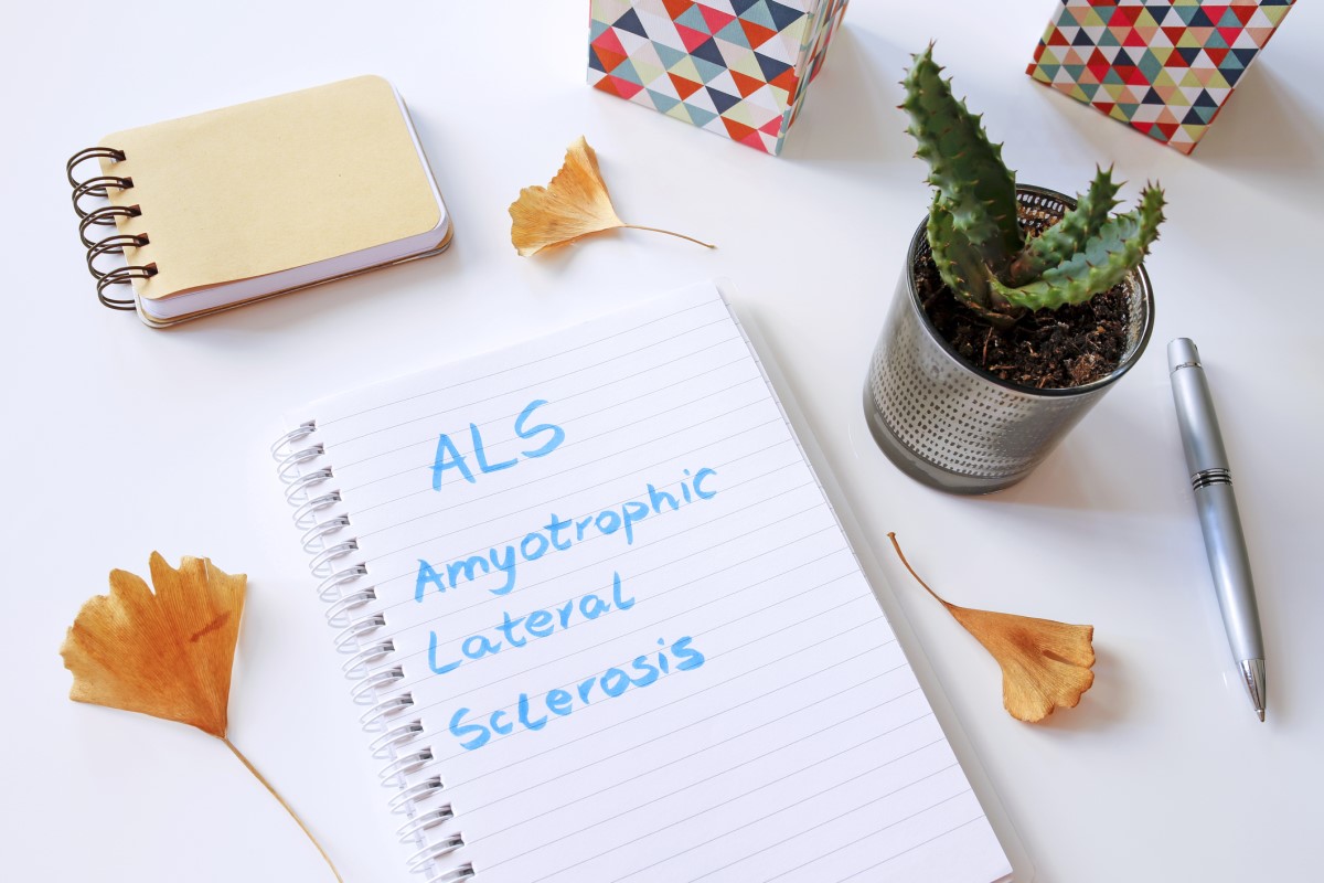 Amyotrophic-Lateral-Sclerosis - ALS inscription on paper