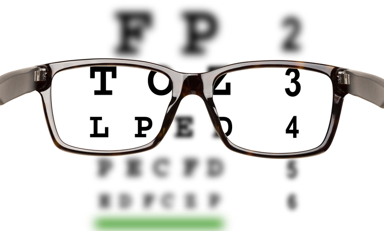 presbyopia, visual acuity examination