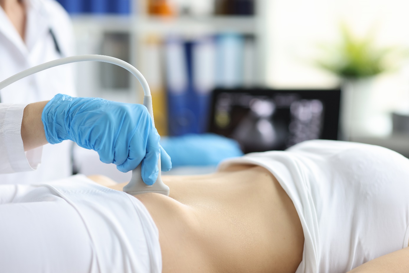 Transabdominal ultrasound