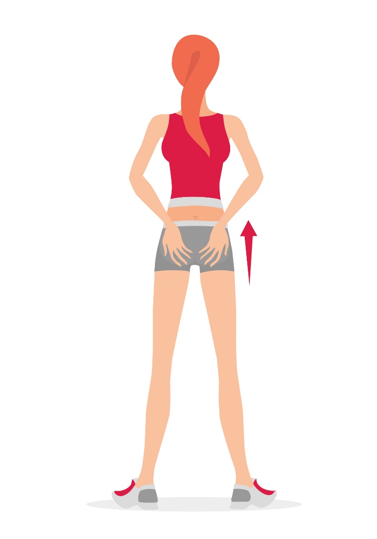 Pelvic floor activation while standing