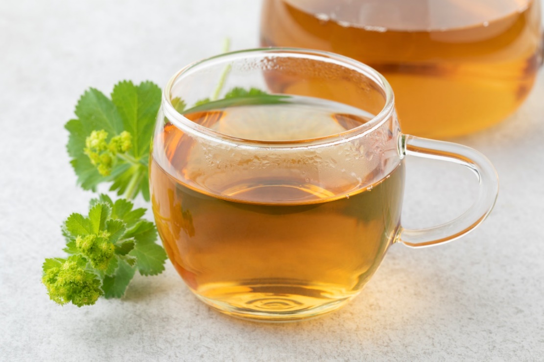 Herbal warm tea from contryhele