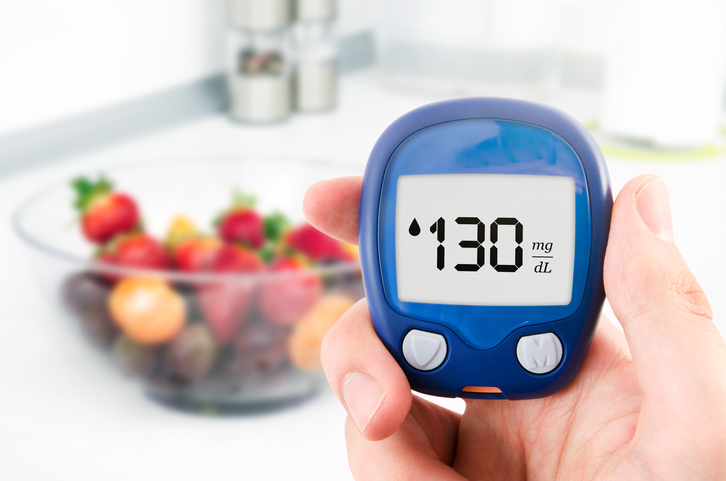 Glucometer shows glycaemia in mg/dl