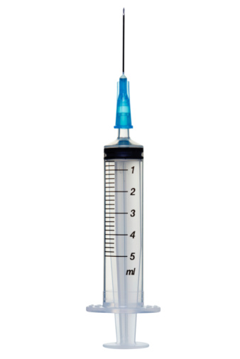 syringe with needle