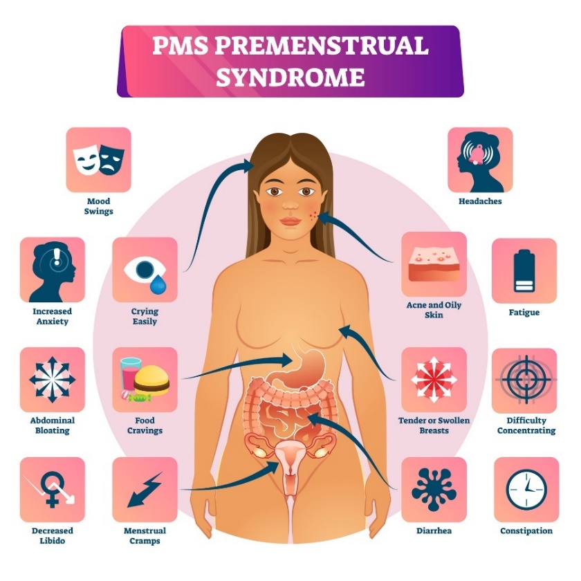 Premenstrual syndrome and its symptoms