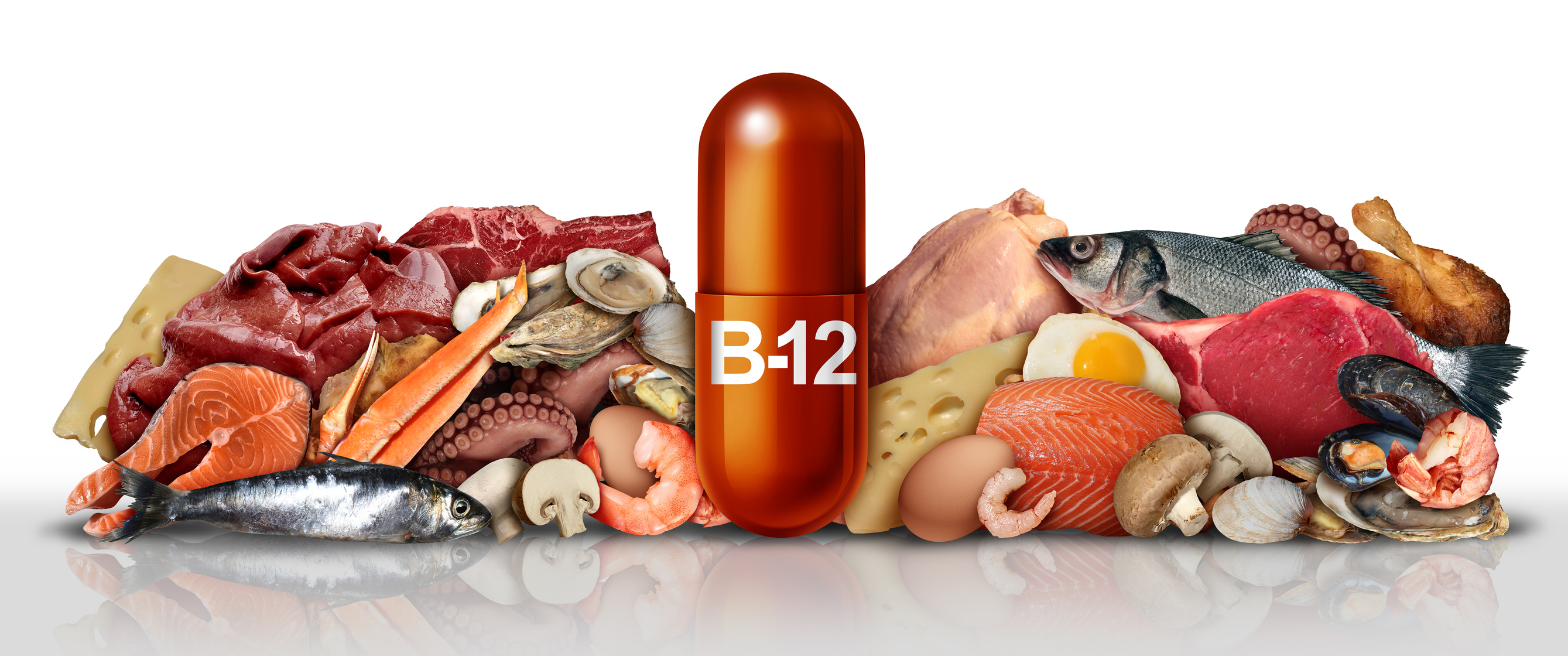 Products containing vitamin B12