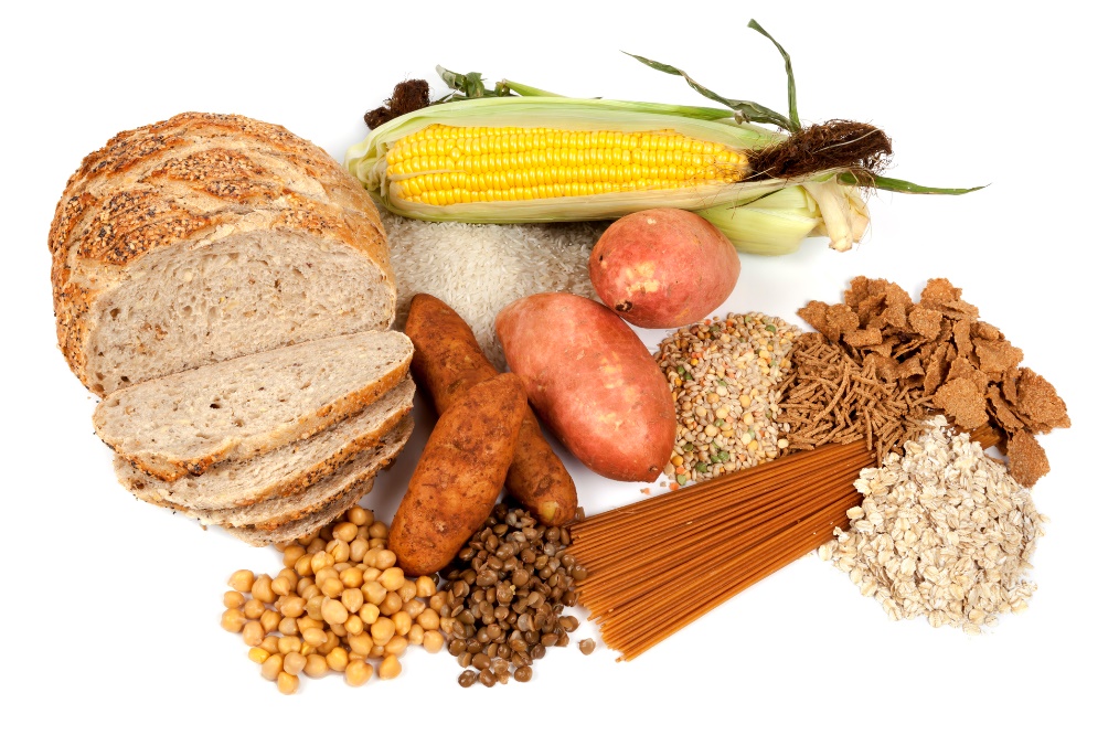 Carbohydrate foods, starches and vegetable proteins. An essential group. 