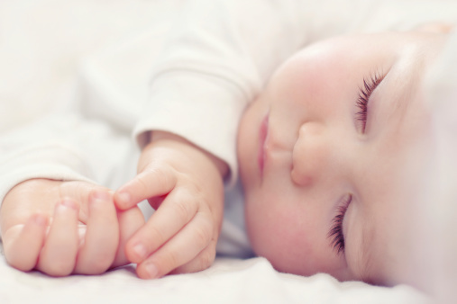 Sleeping infant