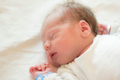 Sleeping newborn