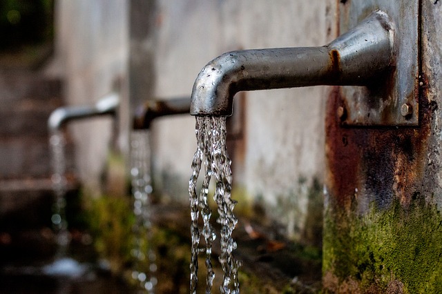 water from the faucet