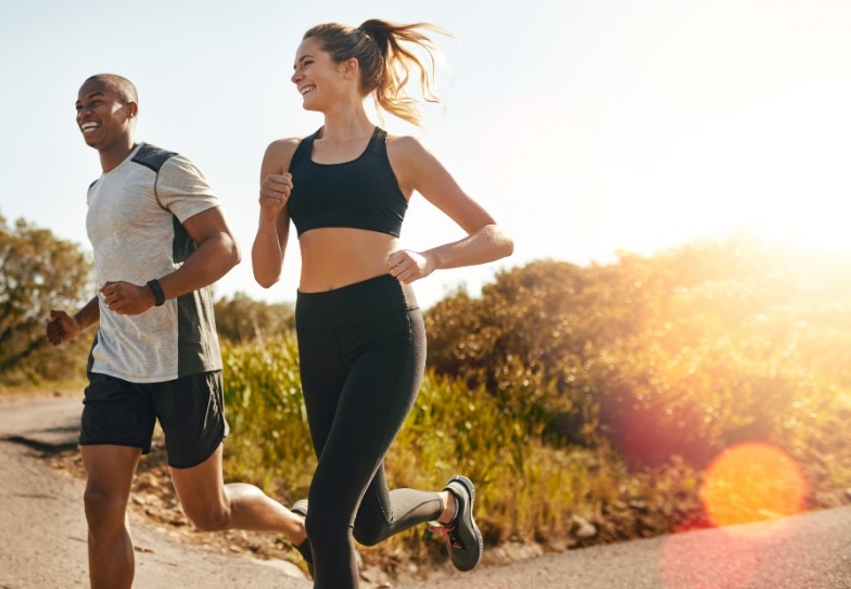 Endurance running - aerobic physical activity