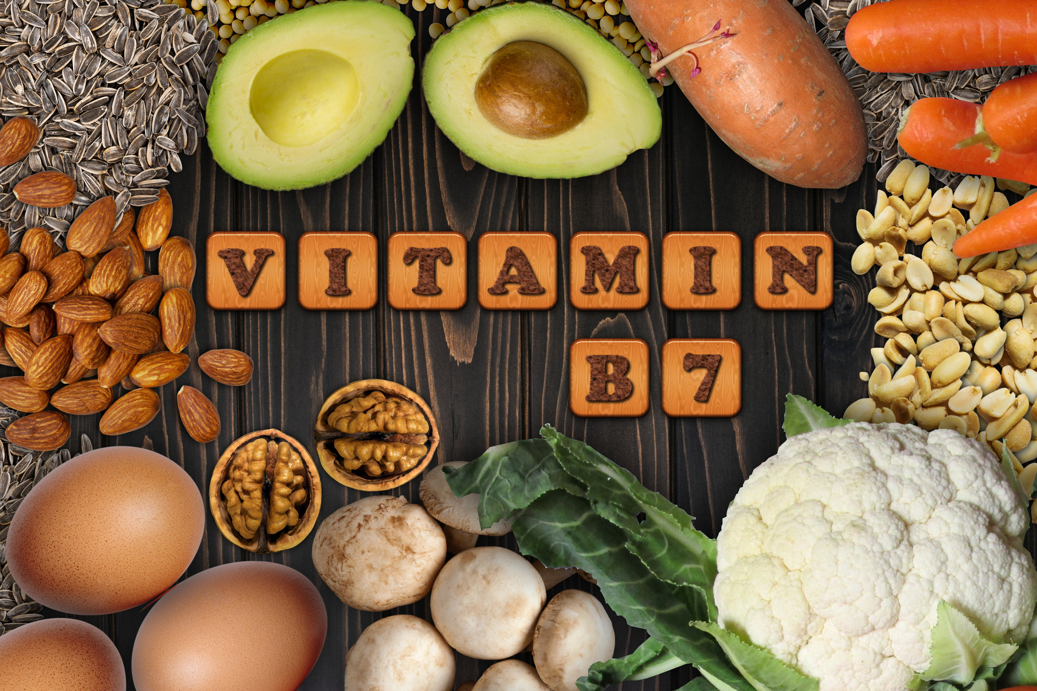 Natural sources of vitamin B7