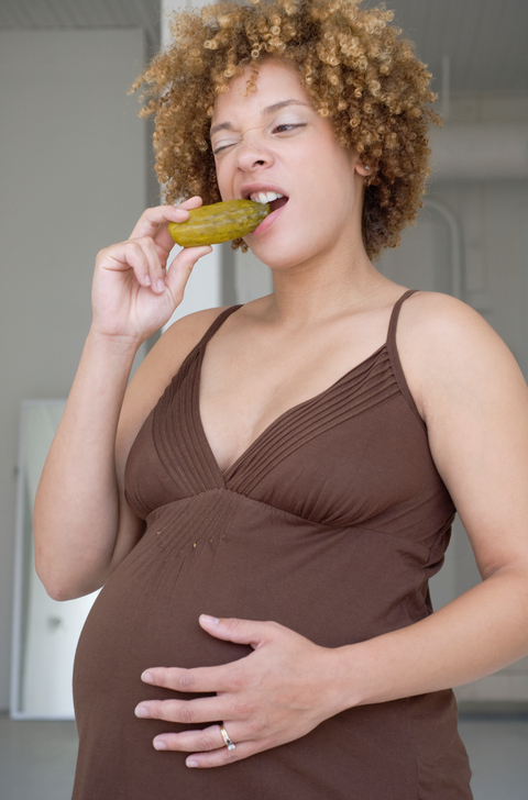A woman has an increased appetite during pregnancy