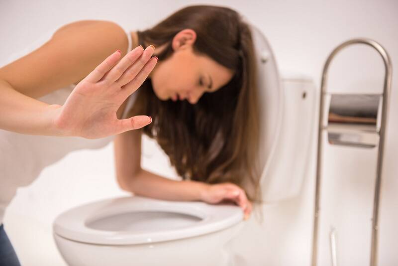 Nausea and vomiting in pregnancy. Photo source: Getty Images