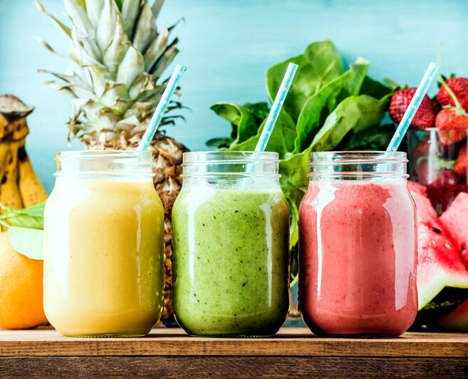 Smoothie recipes from fruits, vegetables, for health, energy, weight loss?