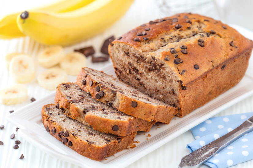 Recipe for delicious and healthy banana bread
