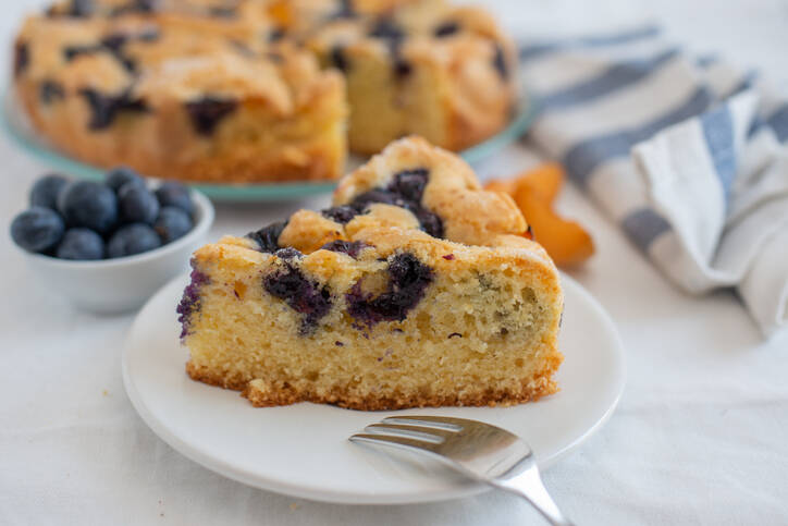 Healthy blueberry bublanina with cottage cheese? The original mug recipe