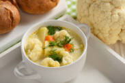 Simple and healthy cauliflower cream soup. Do you know this recipe?